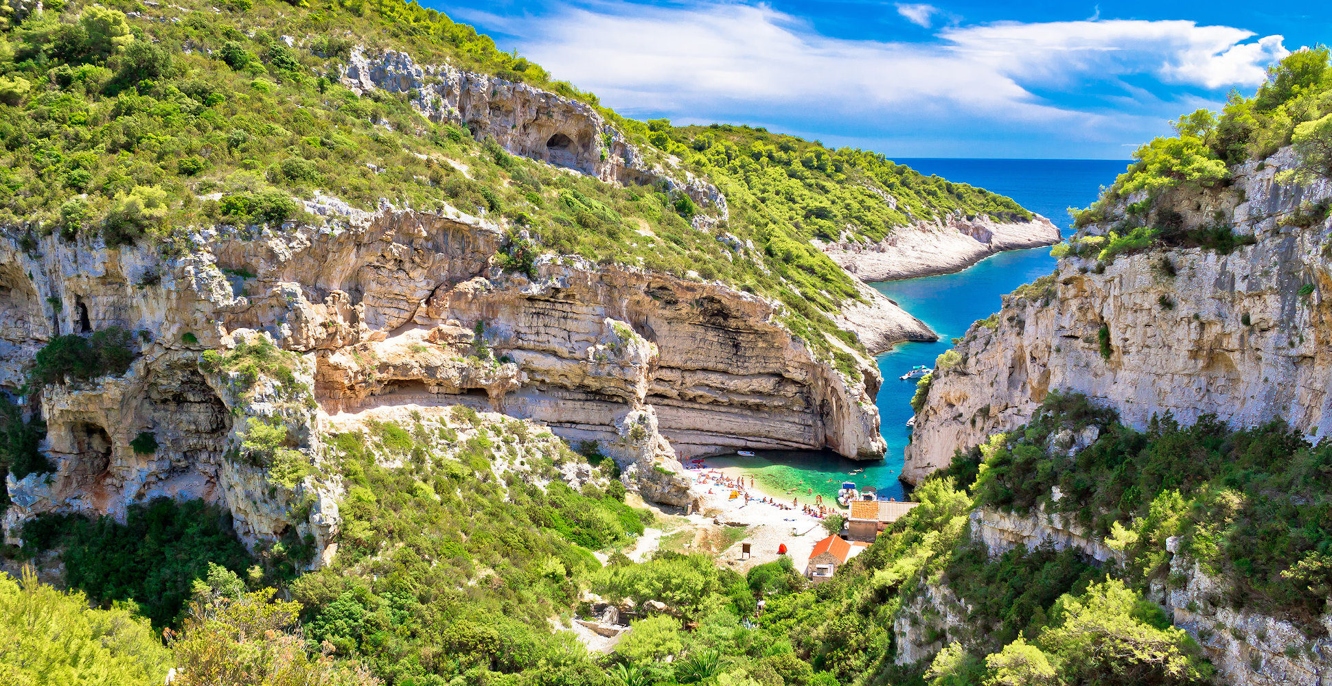 Vis Beach, Dalmatian Coast, Croatia