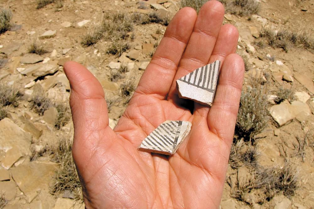 ancient native american pottery shards southwest
