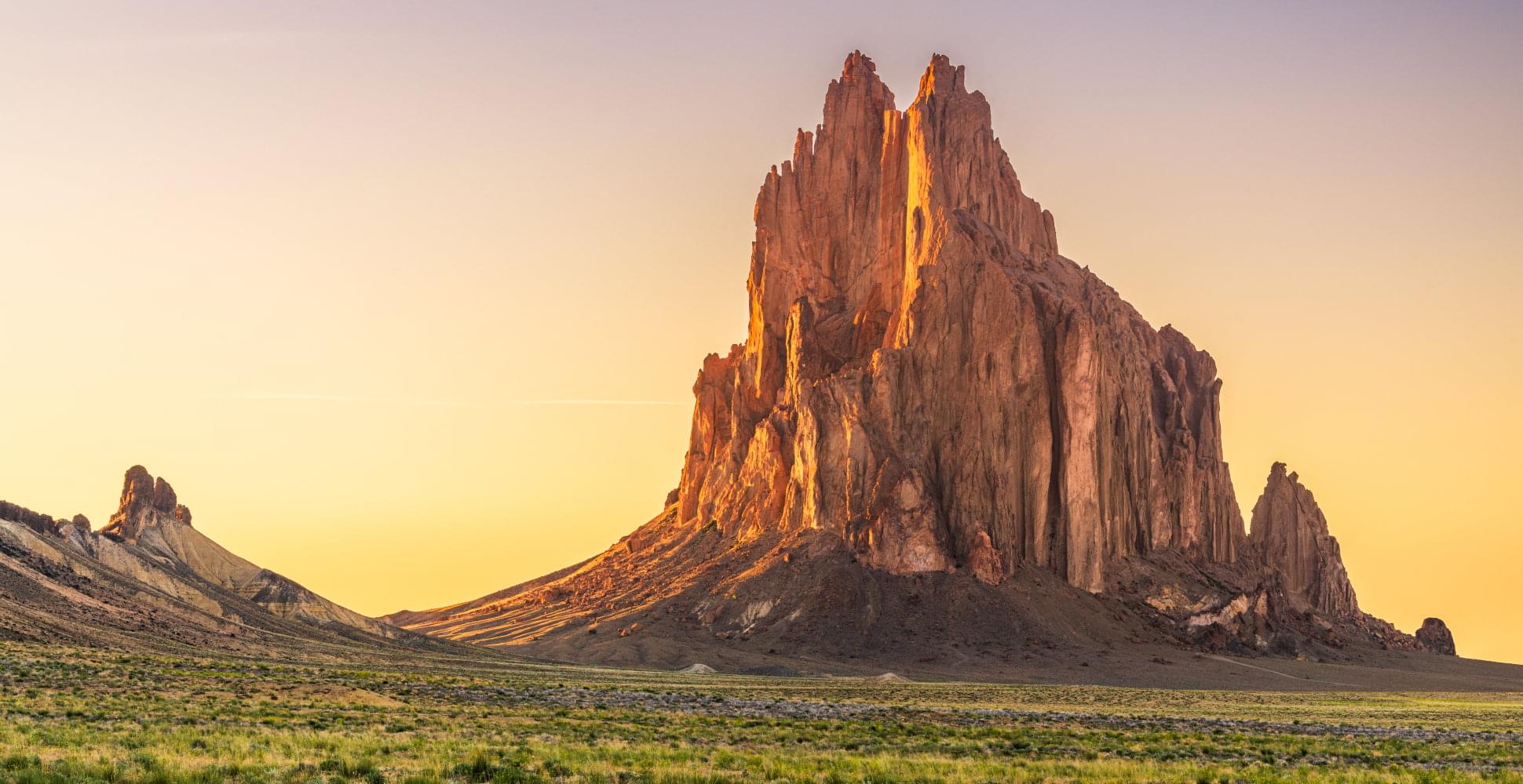 Shiprock formation in Canyon de Chelly