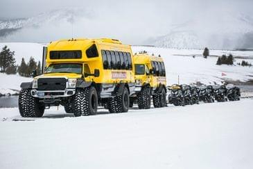 Snowcoach tours in Yellowstone National Park