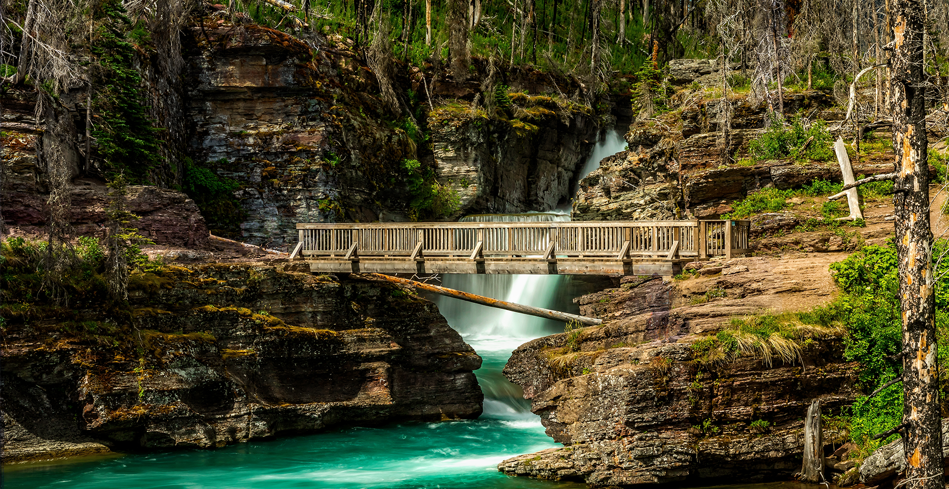 St. Mary Falls, Glacier NP