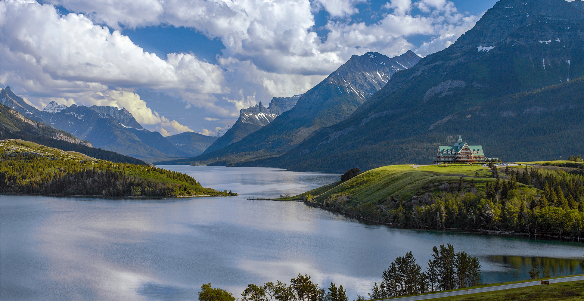 Waterton Lake and Prince of Wales Hotel