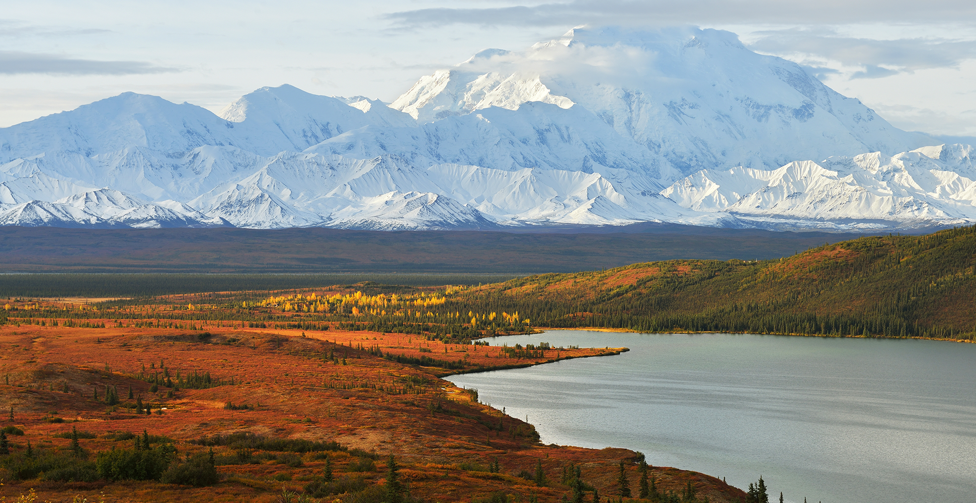 View of Denali from Wonder Lake